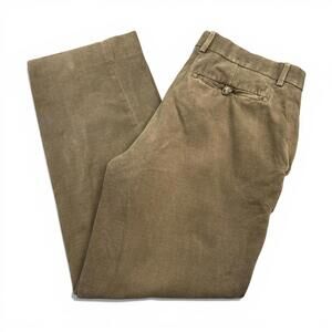 Banana Republic Sueded Chino Pants Mens Size 34x30 Brown Straight Leg Casual